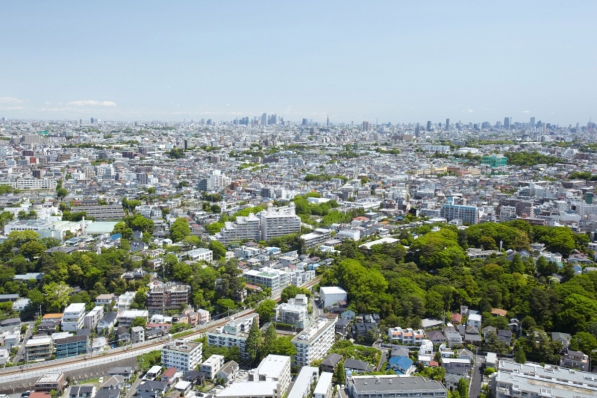 世田谷の緑を身近に感じるundefined新宿・渋谷といった都心もワイドに眺められる二子玉川ライズundefinedタワー＆レジデンスのビュー