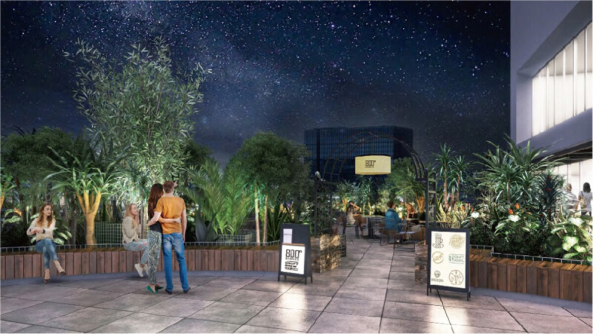 ニュウマン横浜 6階ガーデンに「800°DEGREES CRAFT BREW GARDEN」が期間限定でオープン(画像はイメージ、画像提供:STABLES)