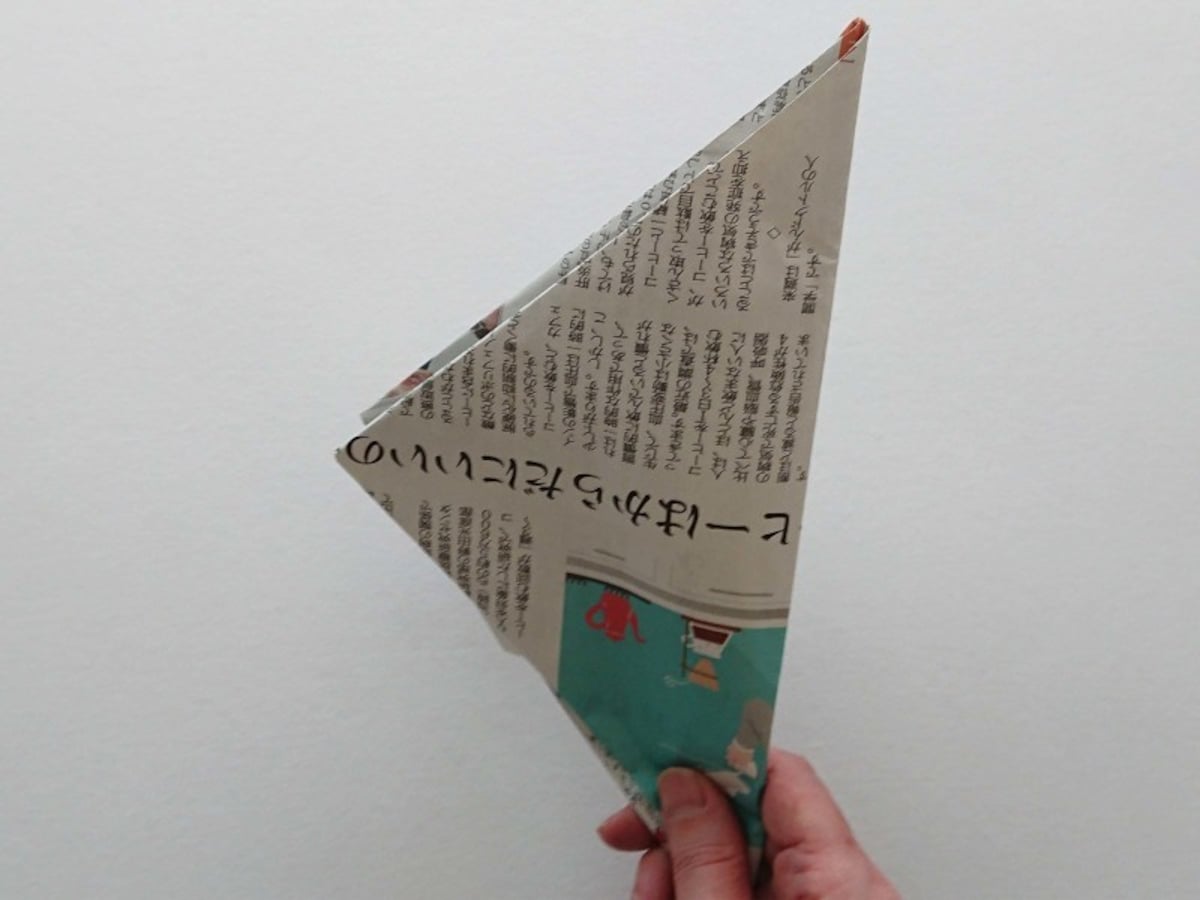 新聞紙 紙鉄砲