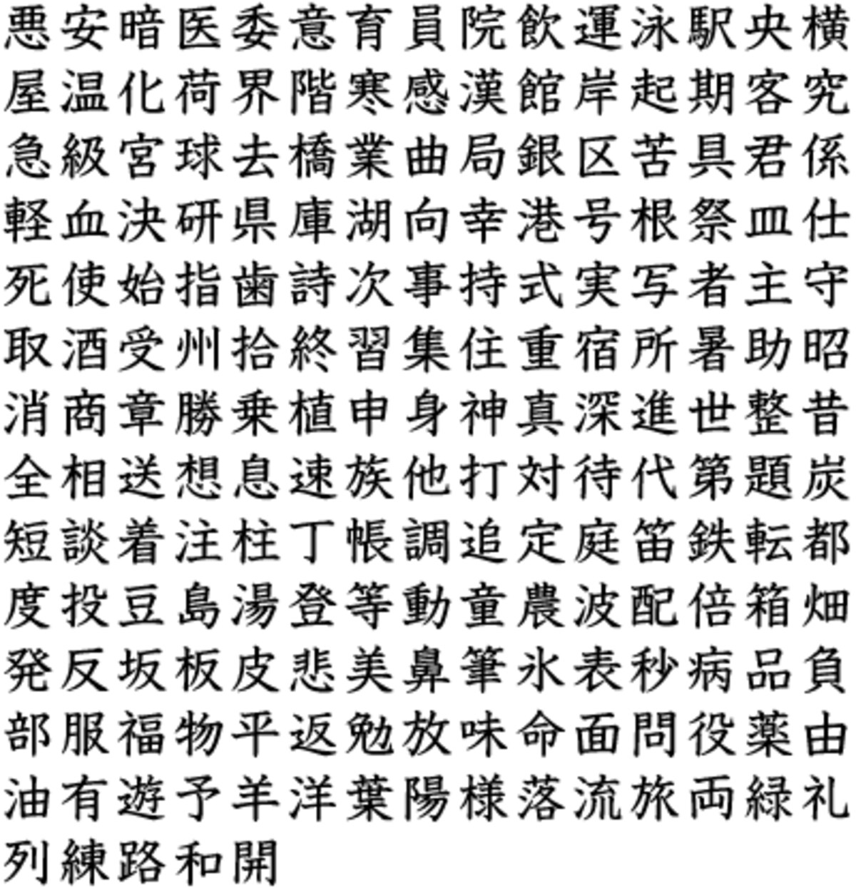 小学3年生で習う漢字200字を無料漢字練習プリントで