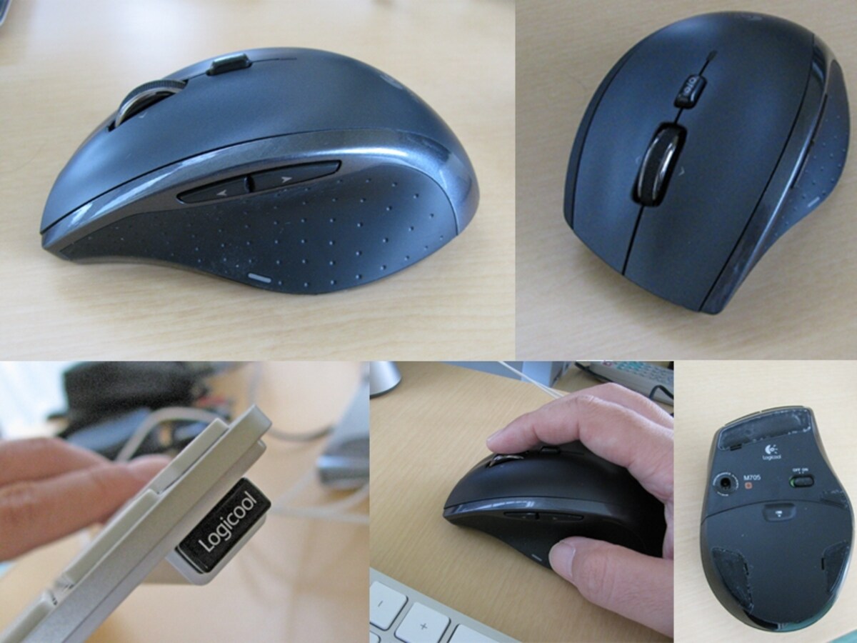 ロジクール 「Marathon Mouse M705」どんなに長いページでも一気にスクロールできる高速スクロール機能は病み付きになります（クリックで拡大）