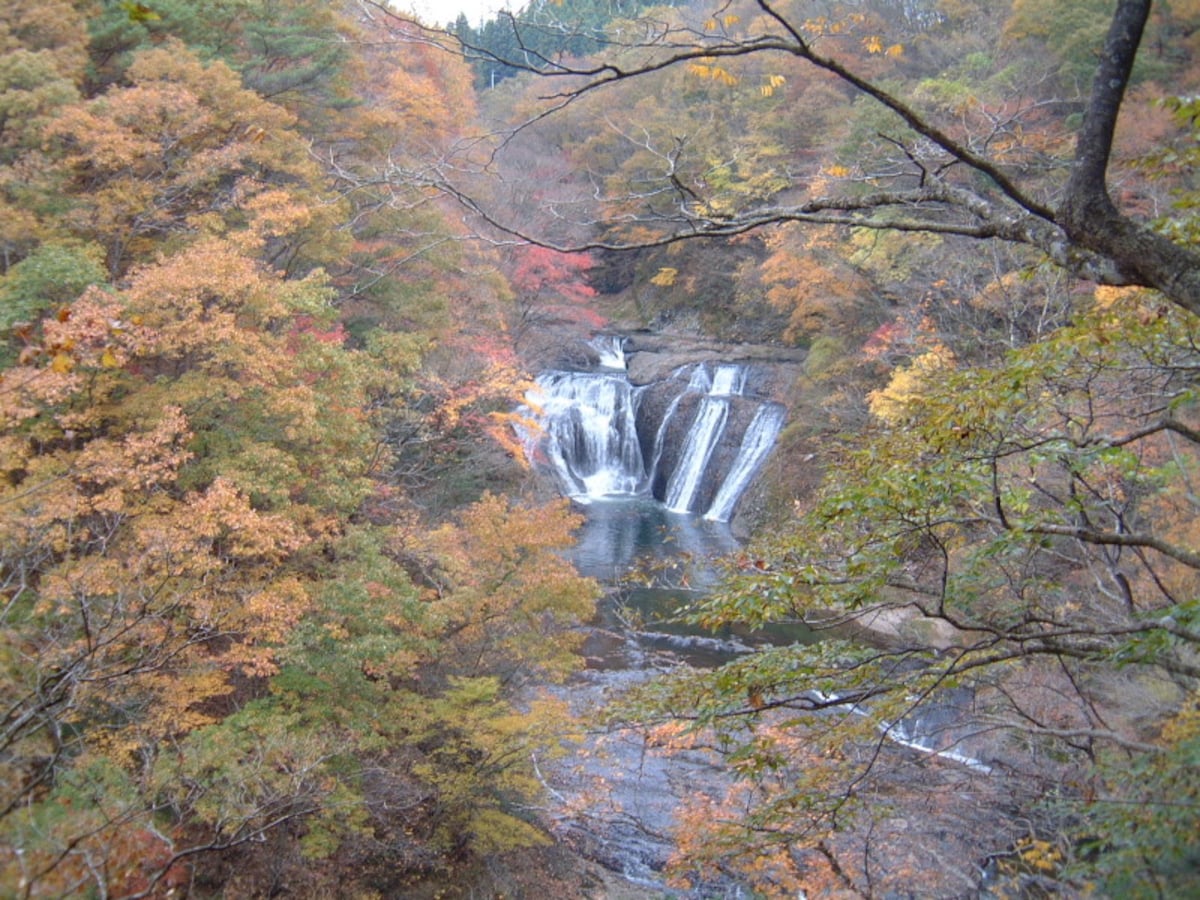 袋田の滝周辺の紅葉（4）／生瀬の滝