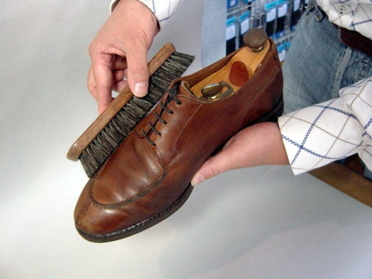 靴,革靴,スムースレザー,手入れ,道具