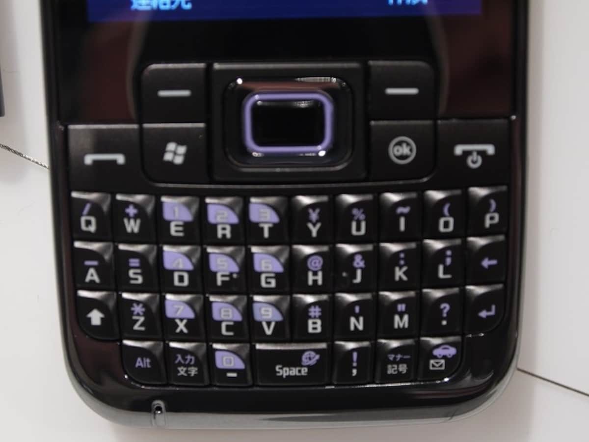 SC-01Bのキーボード