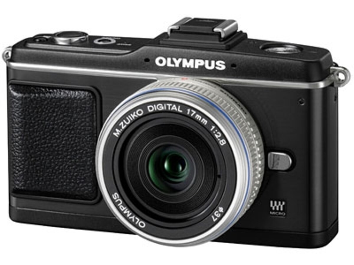 E-P2のボディカラーにはブラックが導入された。