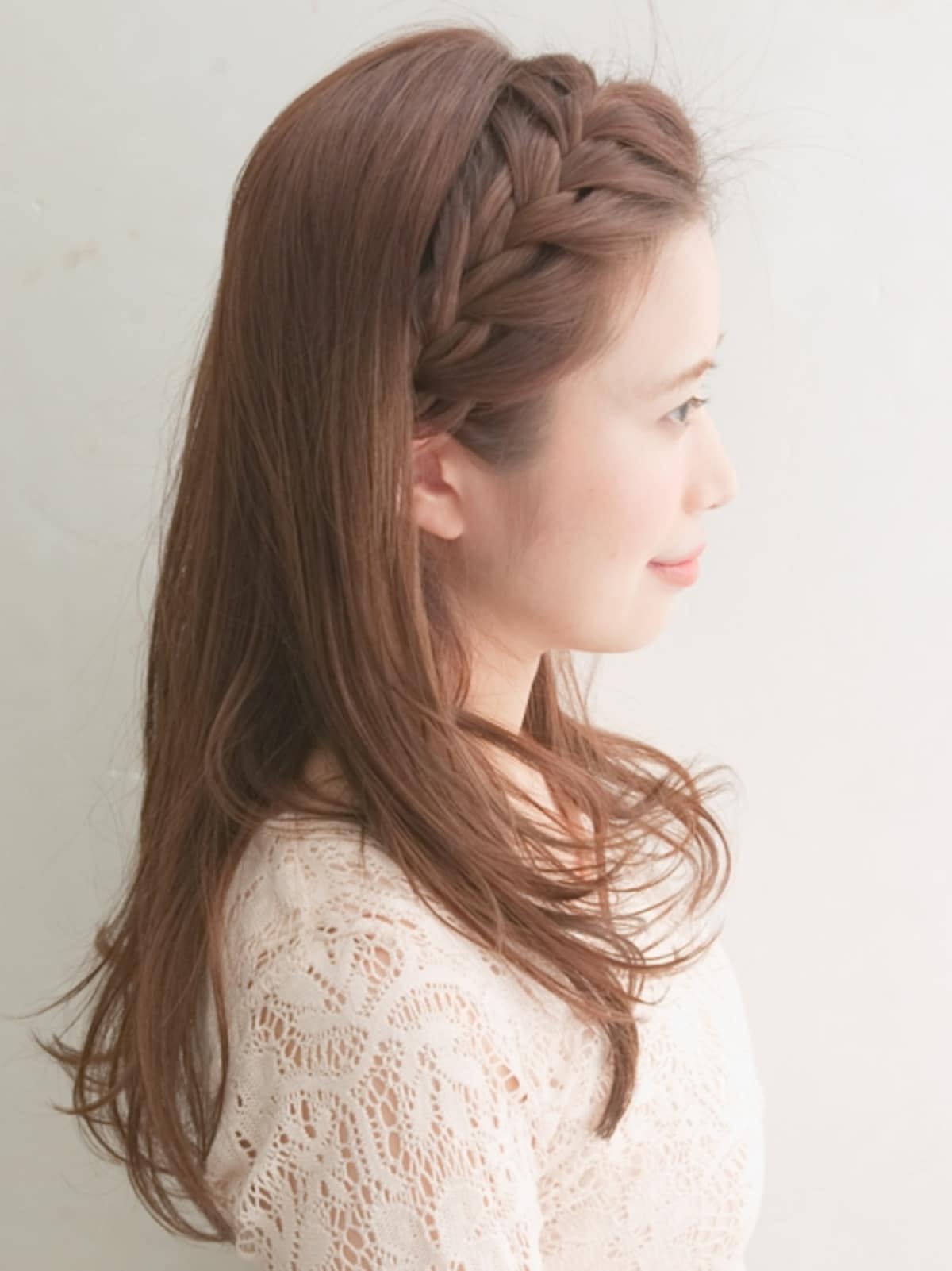編み込みヘアアレンジのやり方（写真編）