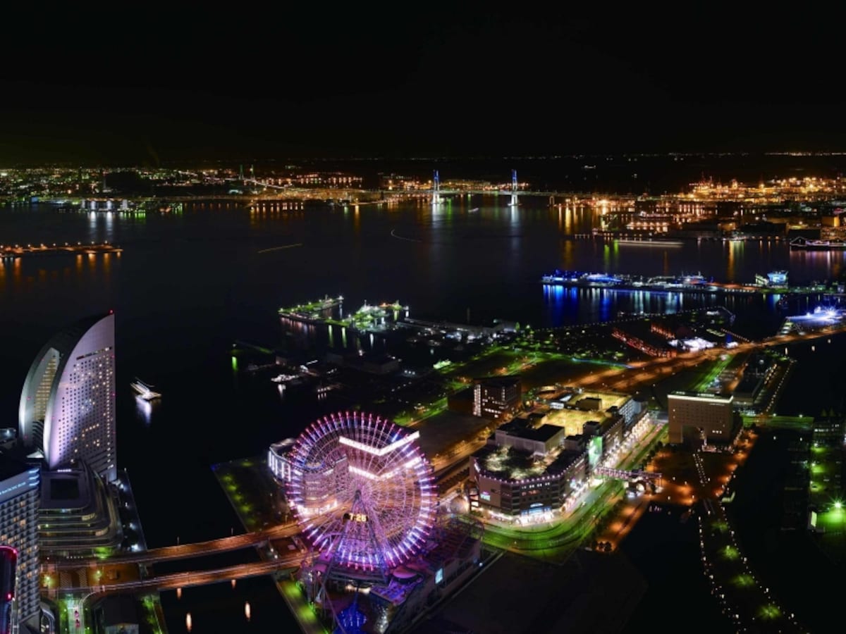 横浜を見下ろす展望台で新年を迎えましょう！※画像は夜景のイメージ（画像提供：ランドマークプラザ広報事務局）