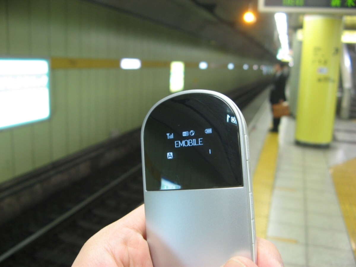 地下鉄駅内などでも快適に利用できた