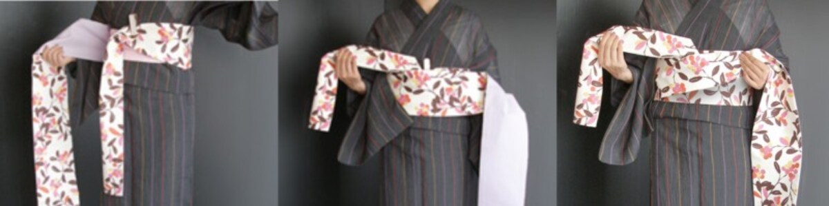 文庫結びの結び方1