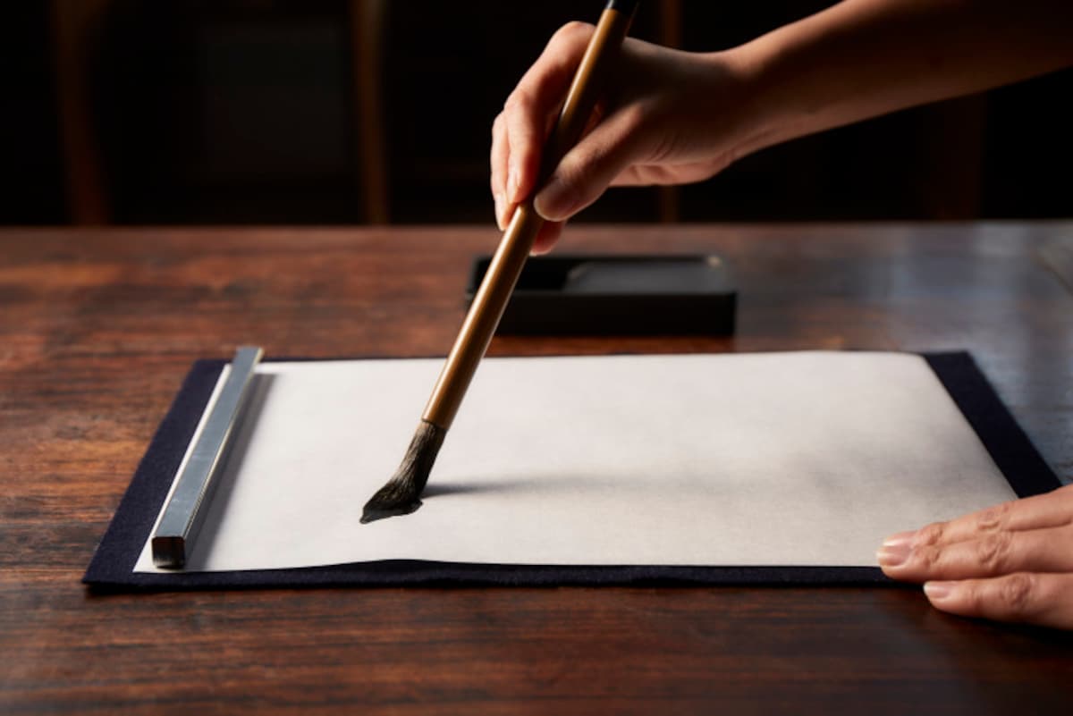 正月行事、正月にすること　書初め