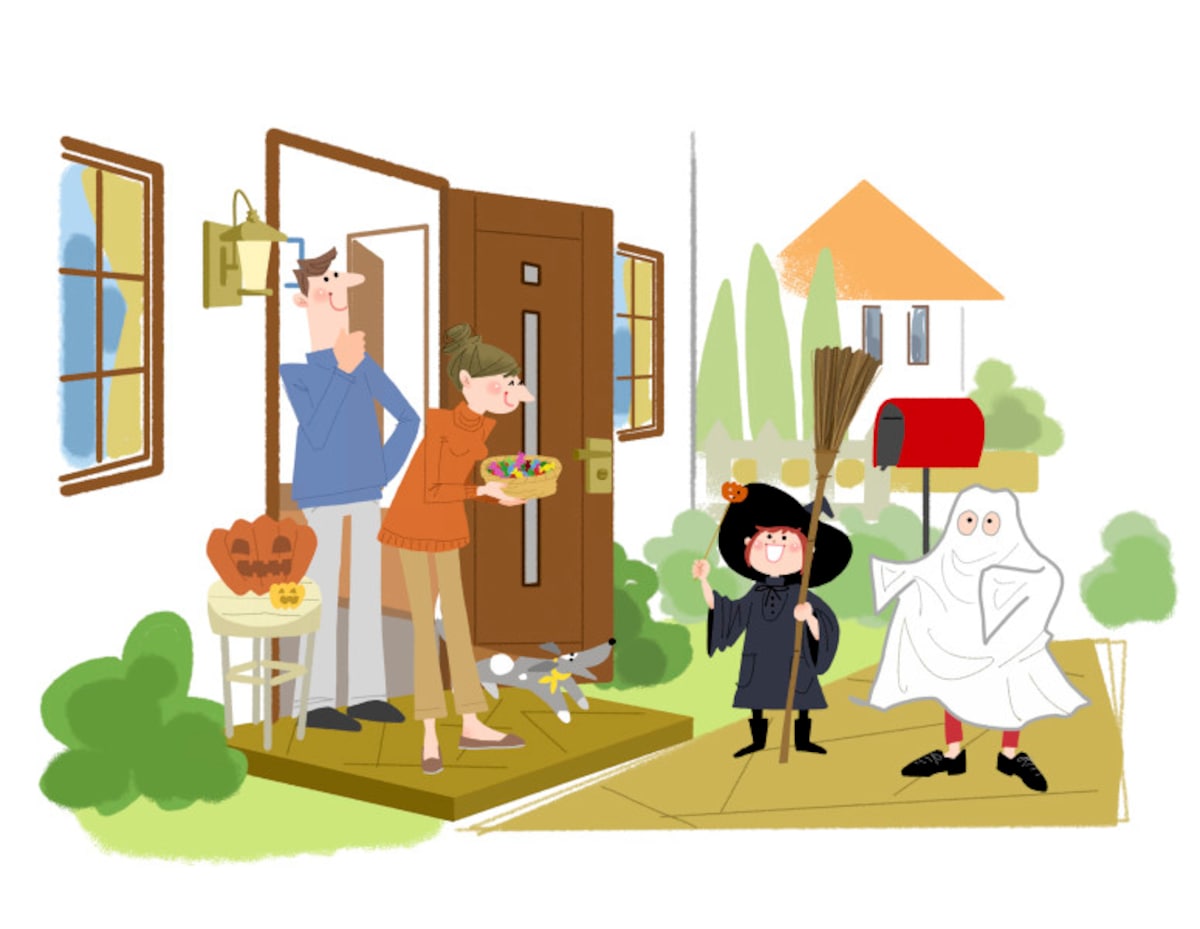 子どもたちが楽しみにしている 「Trick or Treat！」