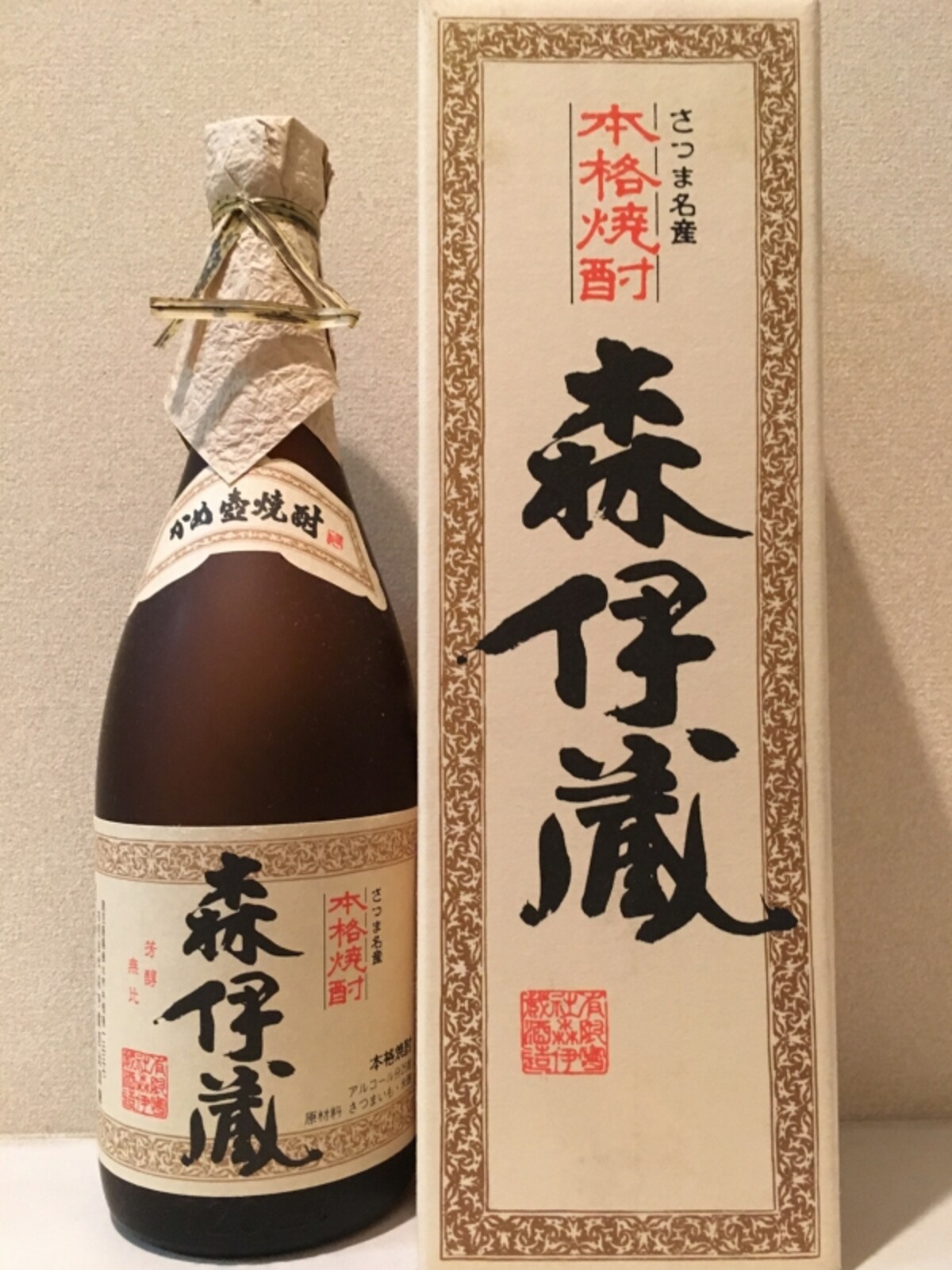 かめ壺焼酎　森伊蔵