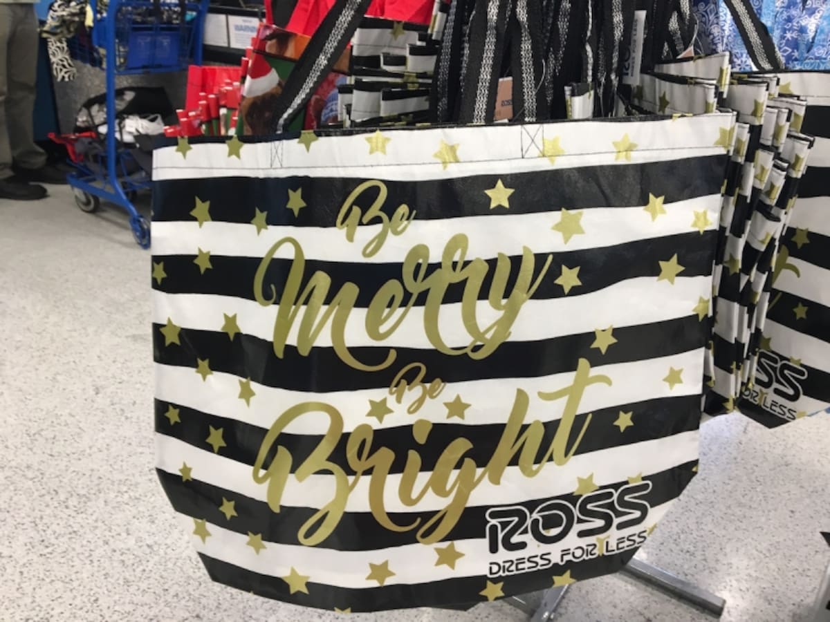99セントで種類も豊富なROSSのエコバッグ