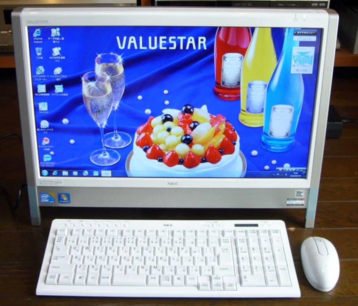 20型画面にアップしたVALUESTAR N