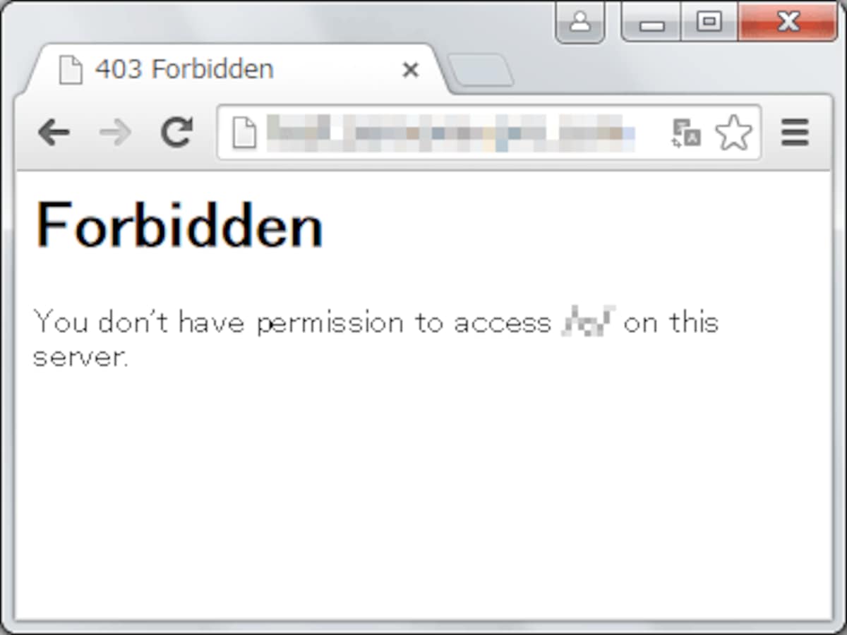 403 Forbidden