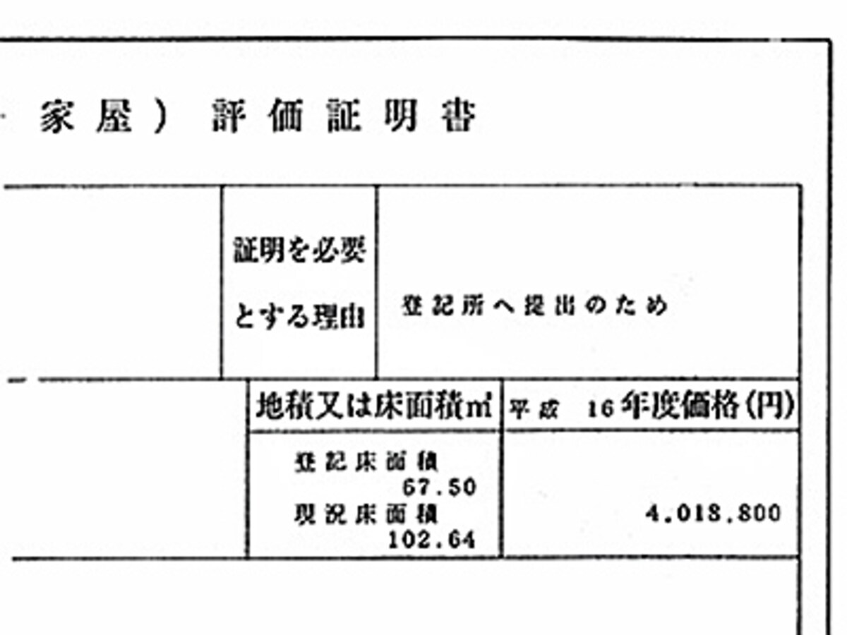 評価証明