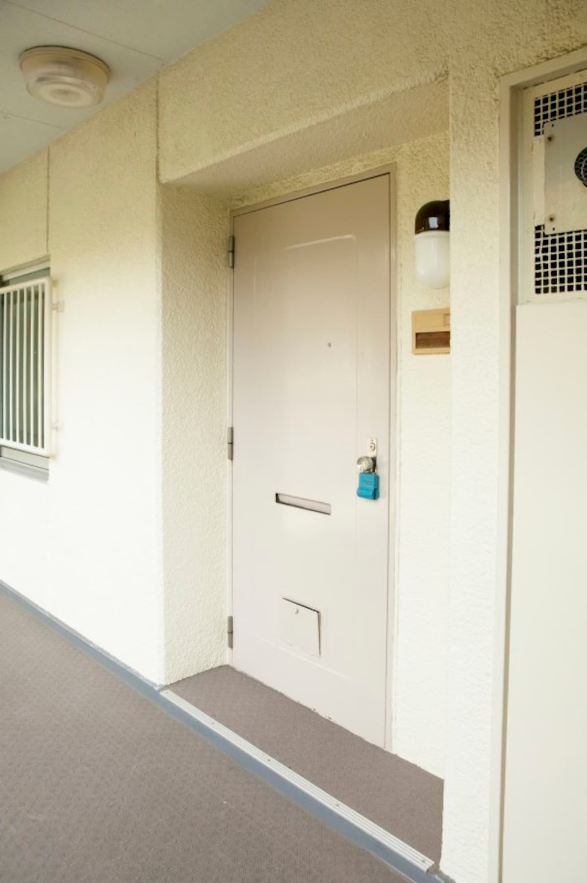 マンションの外廊下側のドアの色は勝手に変えることはできません