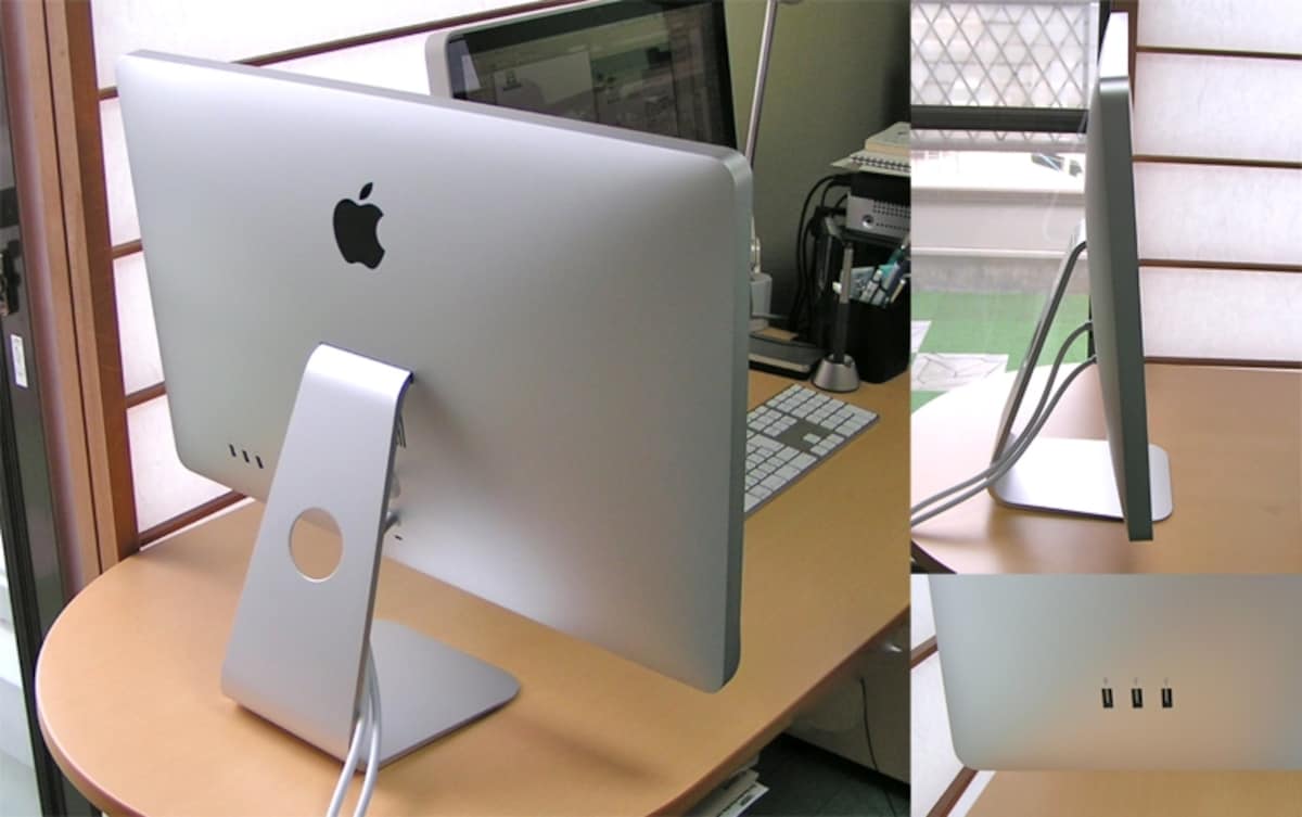 黒いアップルマークに存在感があります