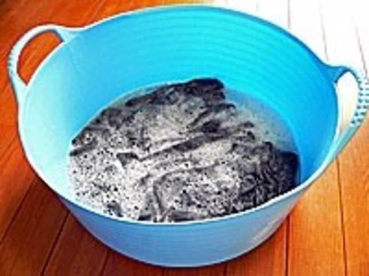 浸して中まで染み込んだ臭いを消す！