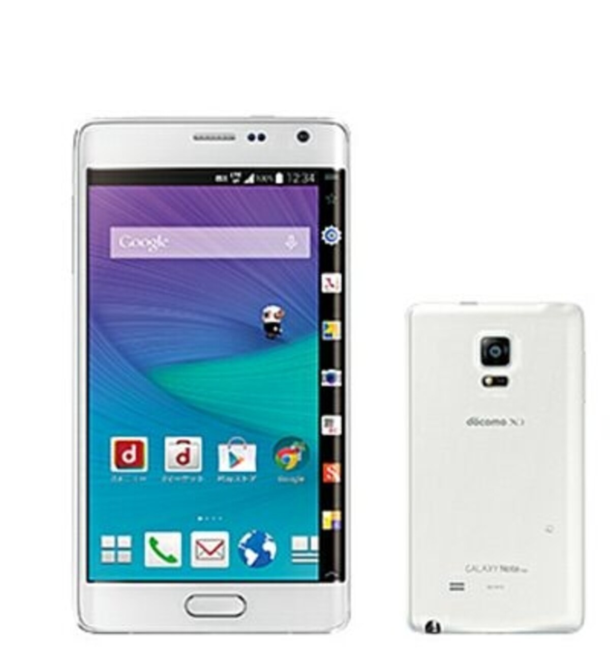 独自のエッジスクリーン搭載のペン対応GALAXY Note Edge