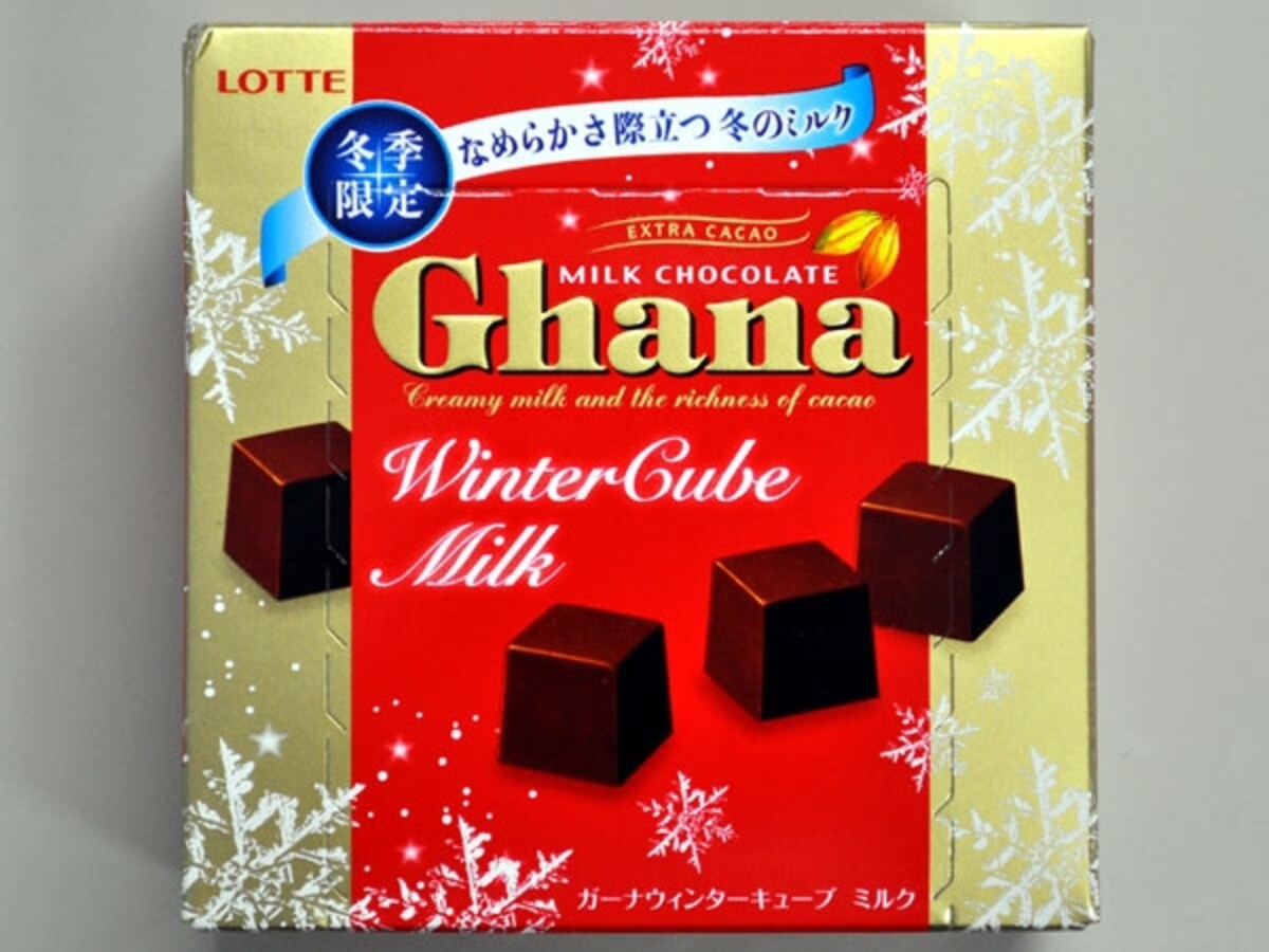 ロッテ　ガーナ　ウィンターキューブ　ミルク