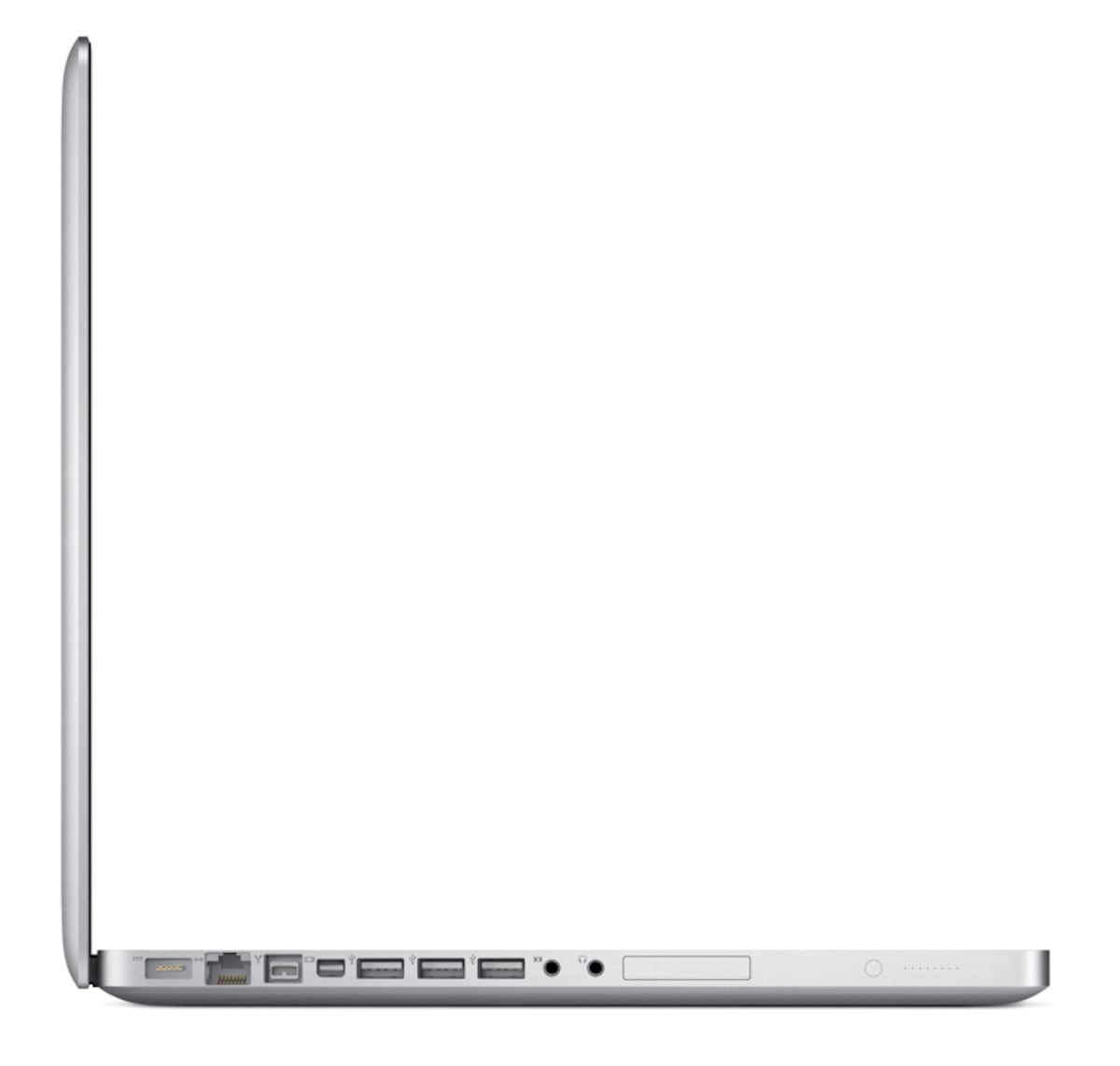 ExpressCard/34スロットが装備されているのは、MacBook Pro 17インチだけになりました（クリックで拡大）