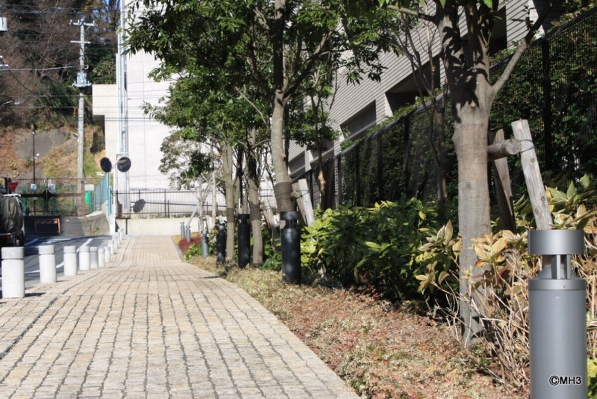 「目白プレイス」の拡張整備された歩道