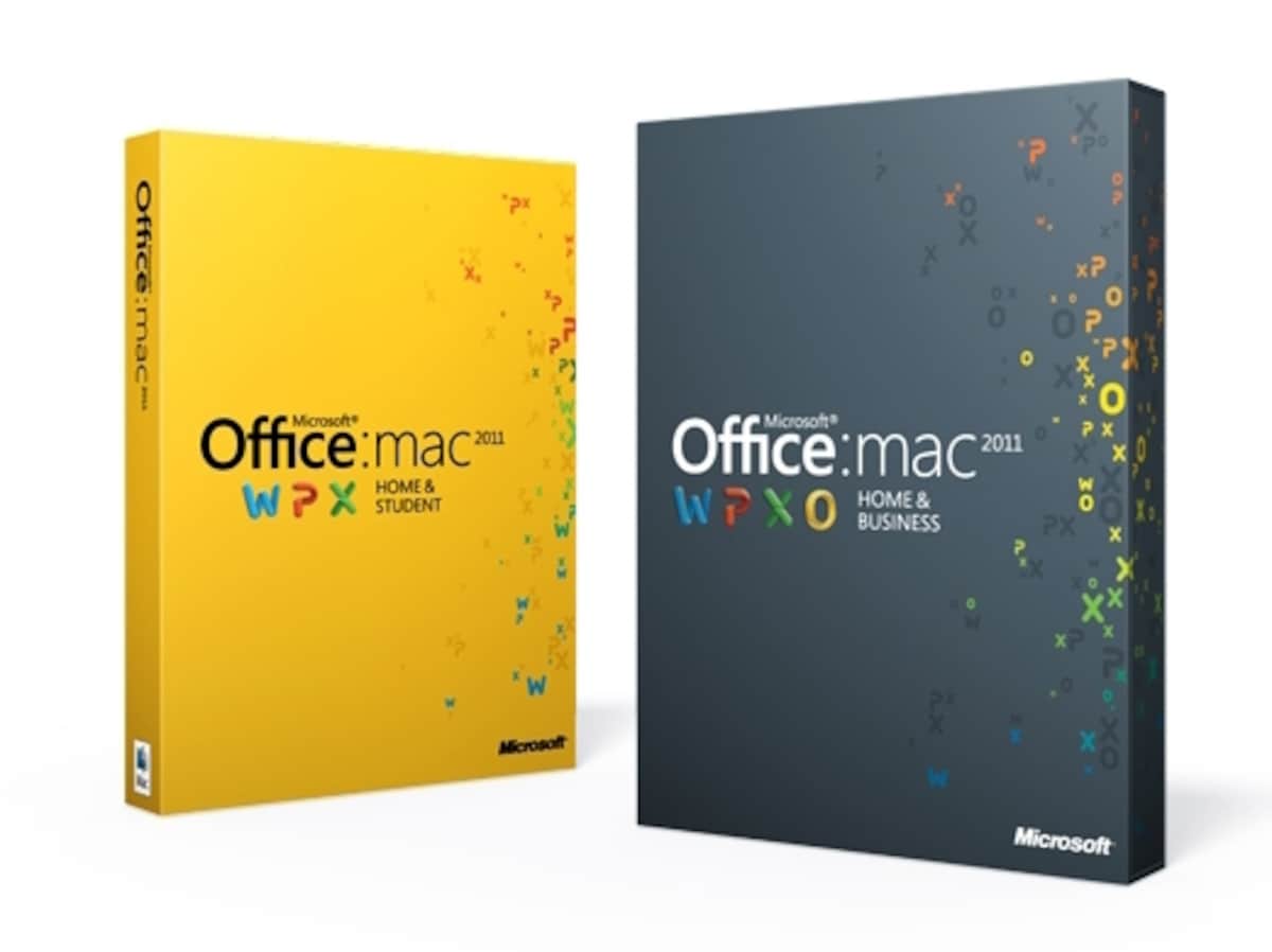 Office for Mac 2011 パッケージ