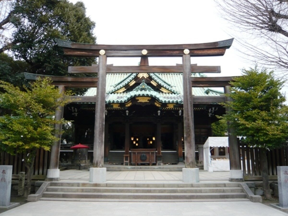 牛嶋神社の三輪鳥居