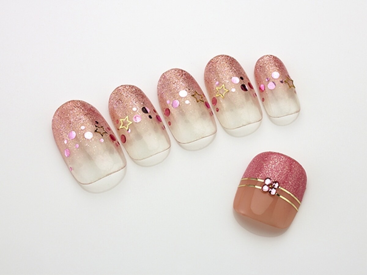 星のパーツがアクセントに