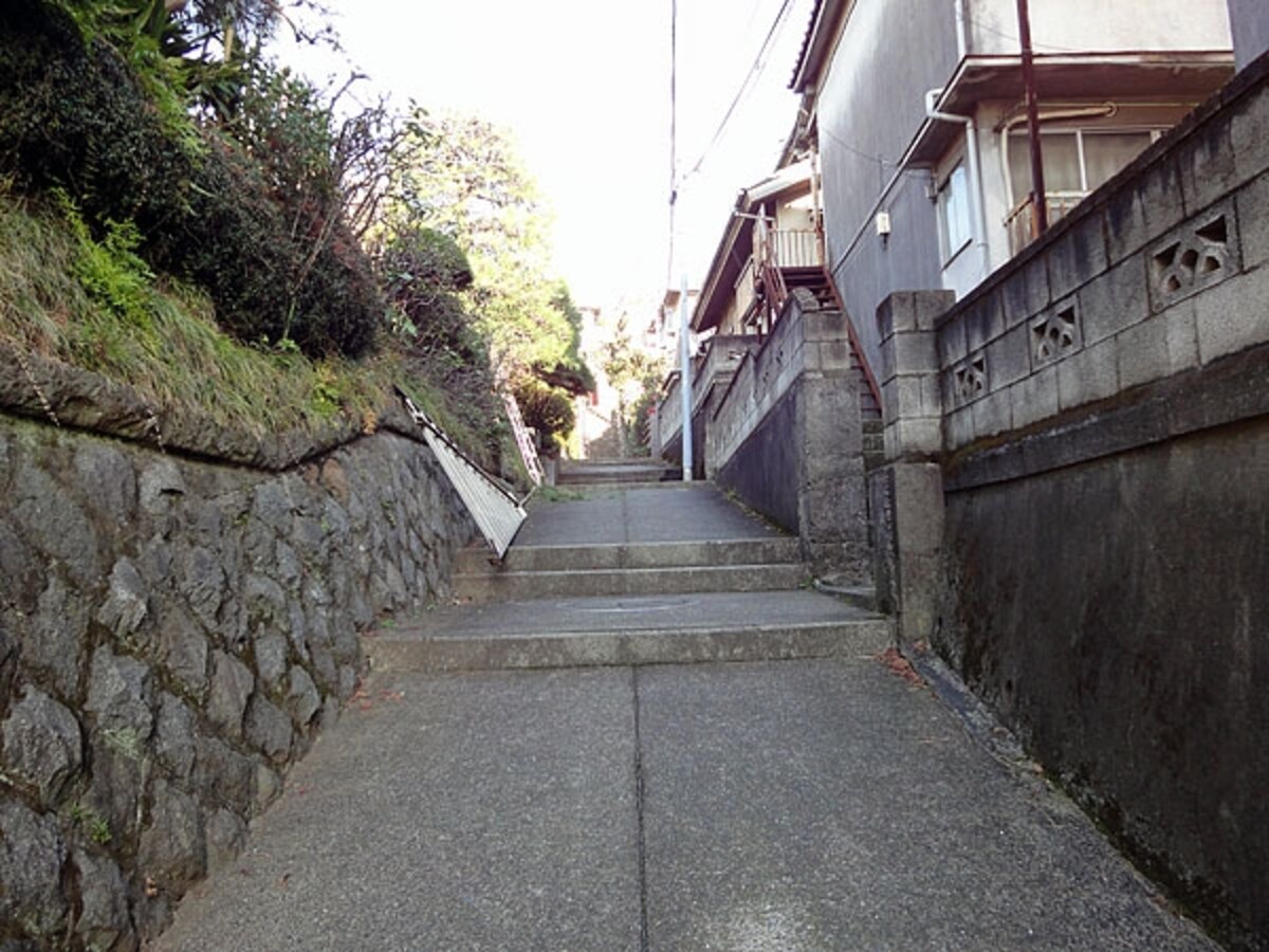 階段状の道路