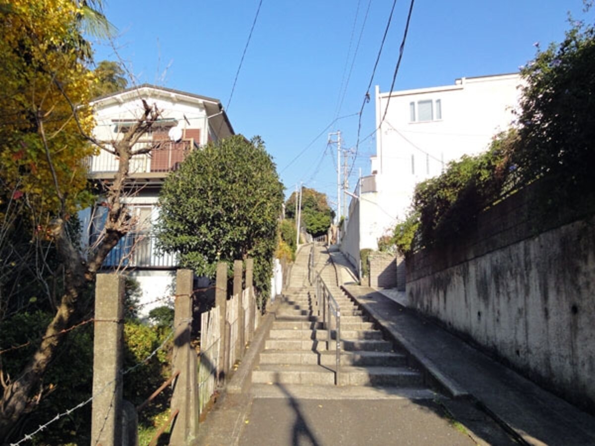 階段状の道路