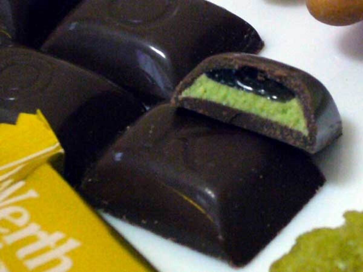 不二家　ルック　石臼挽き抹茶あんみつ