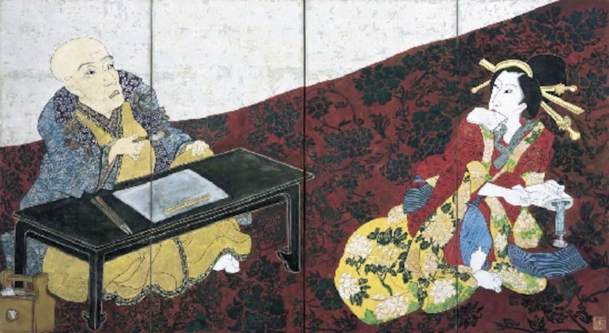 片岡球子　《面構》　館60周年 近代の日本画（2011年10月22日～2012年3月25日）に展示予定