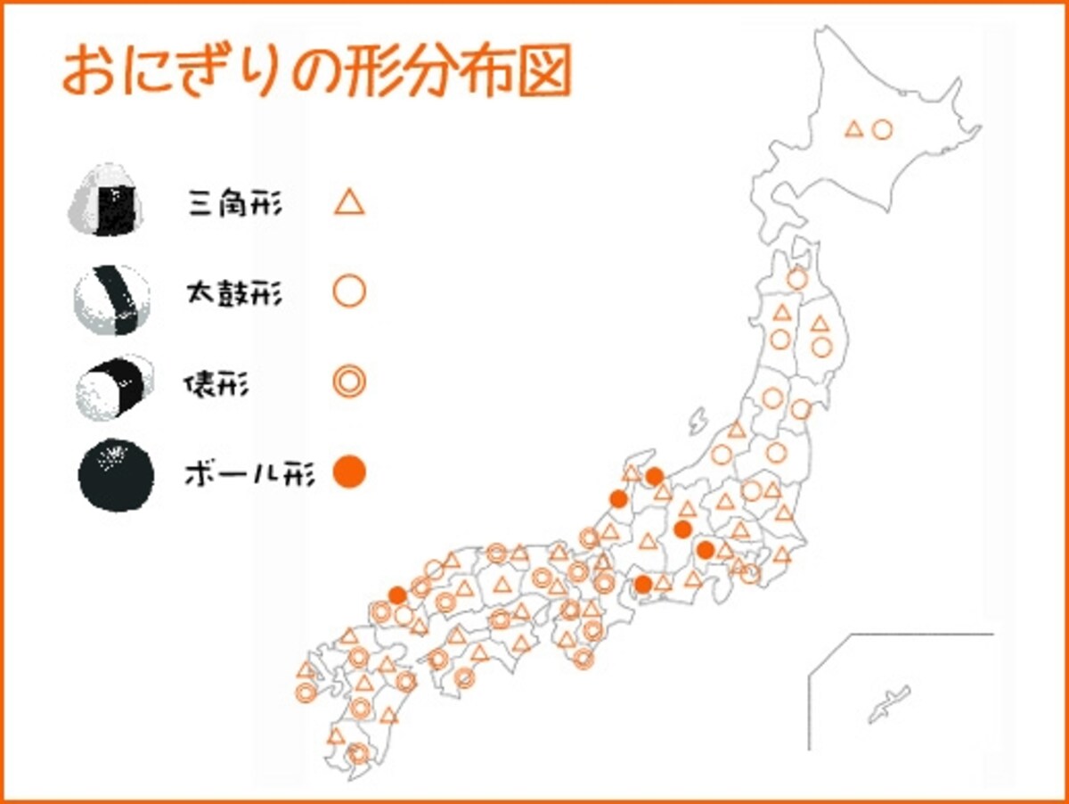 おにぎり分布図