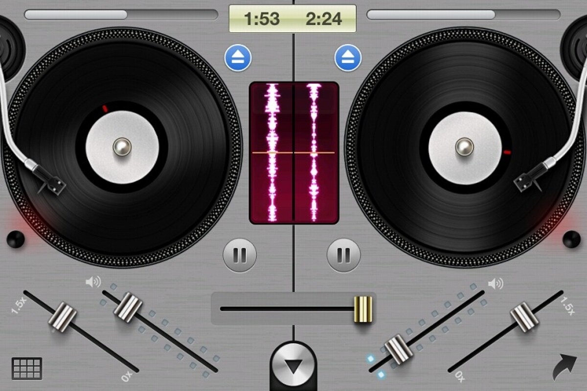 DJ気分が味わえるターンテーブルアプリ「Tap DJ - Mix and Scratch your Music」（115円）