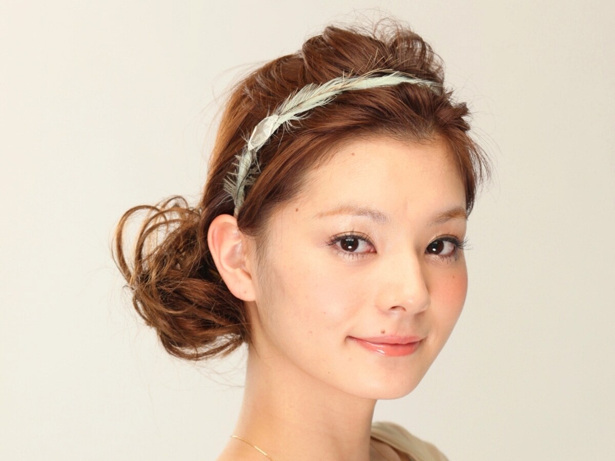 ロングパーティヘアアレンジ