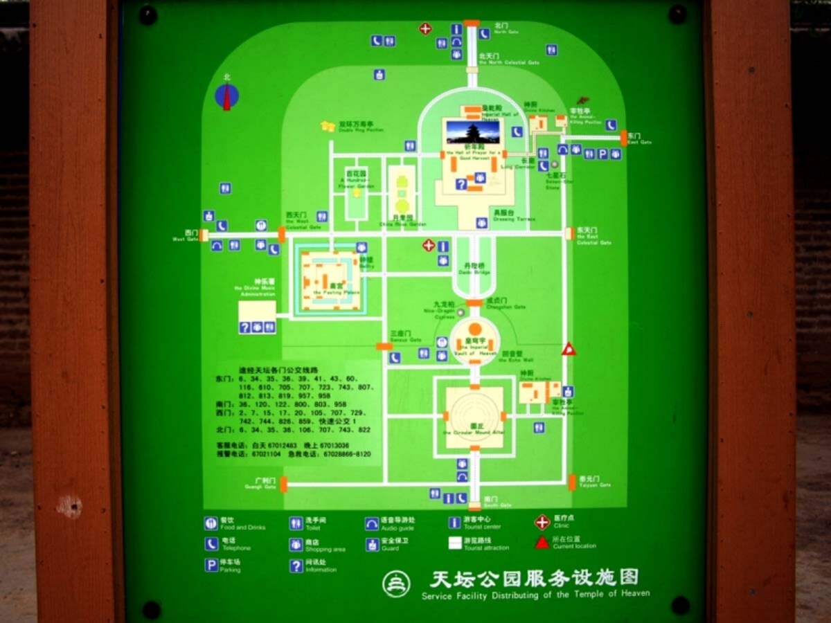 天壇地図