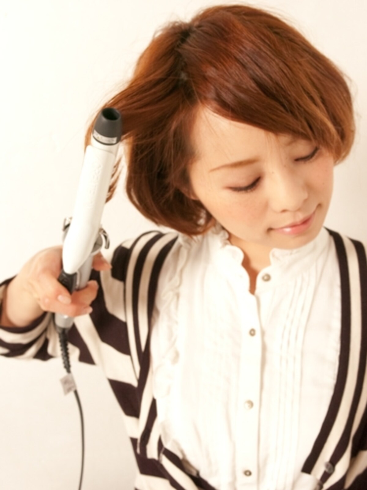 バックの耳下の髪は巻かなくてよい