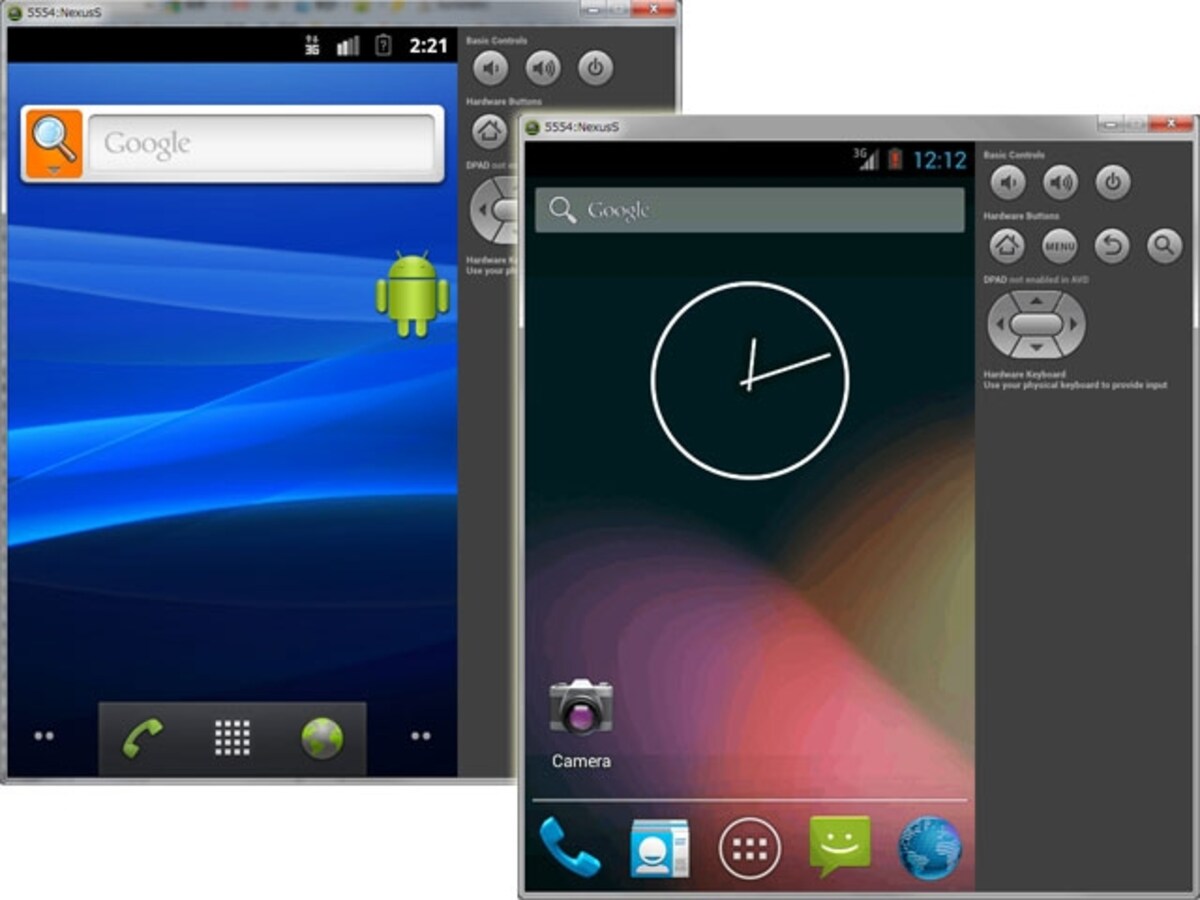 様々なバージョンのAndroid OSを起動できる