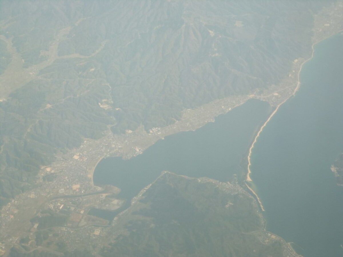 天橋立(2)/飛行機からの眺め