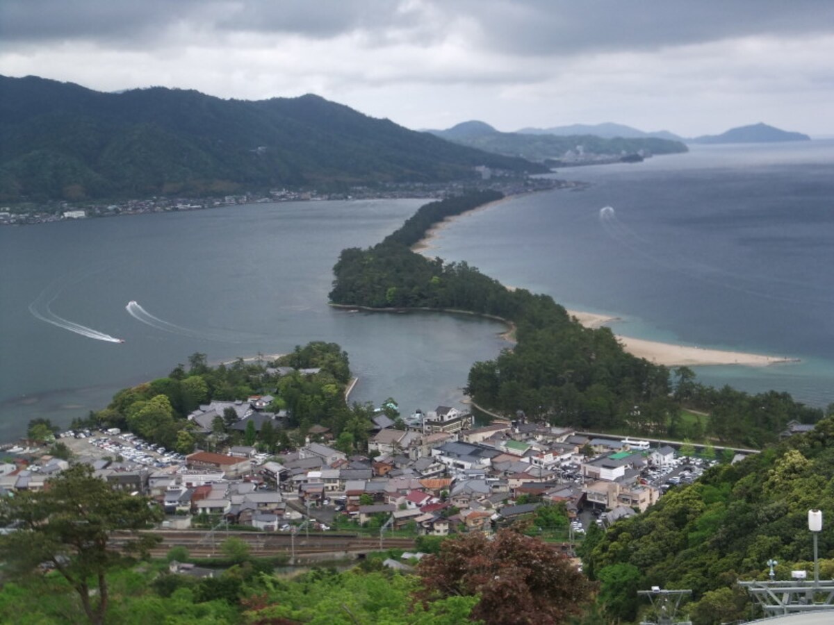 天橋立(7)/飛龍観回廊から望む