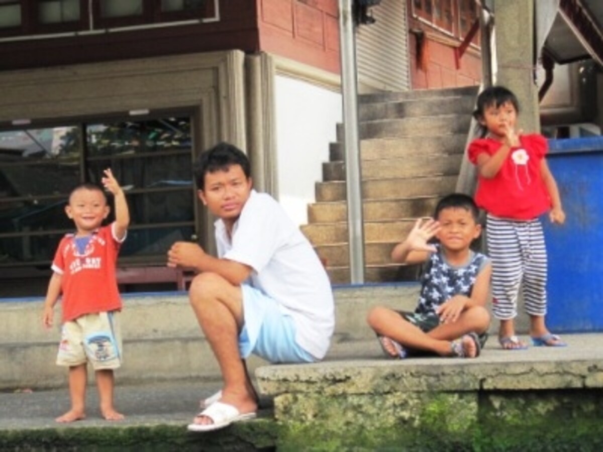 運河　子供