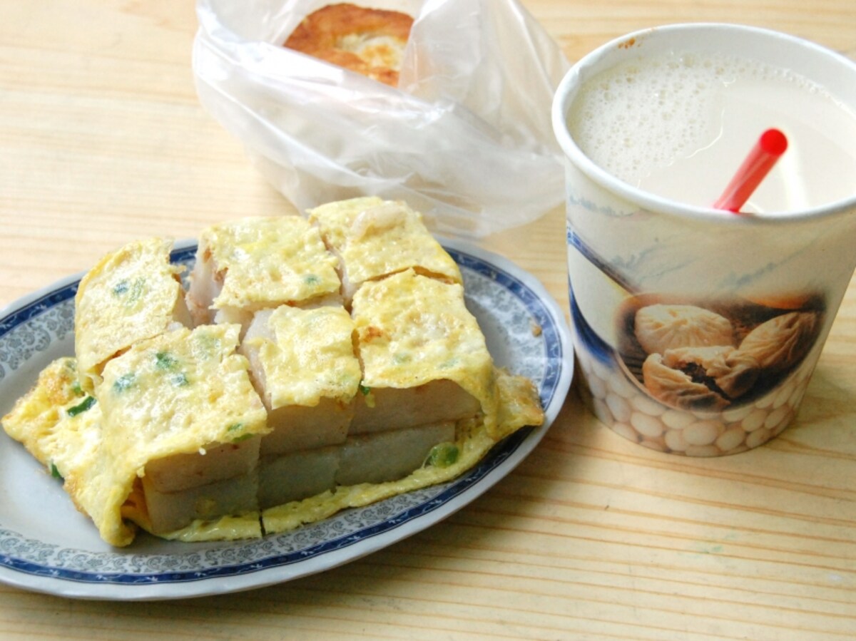 台北の西門町で朝ごはん