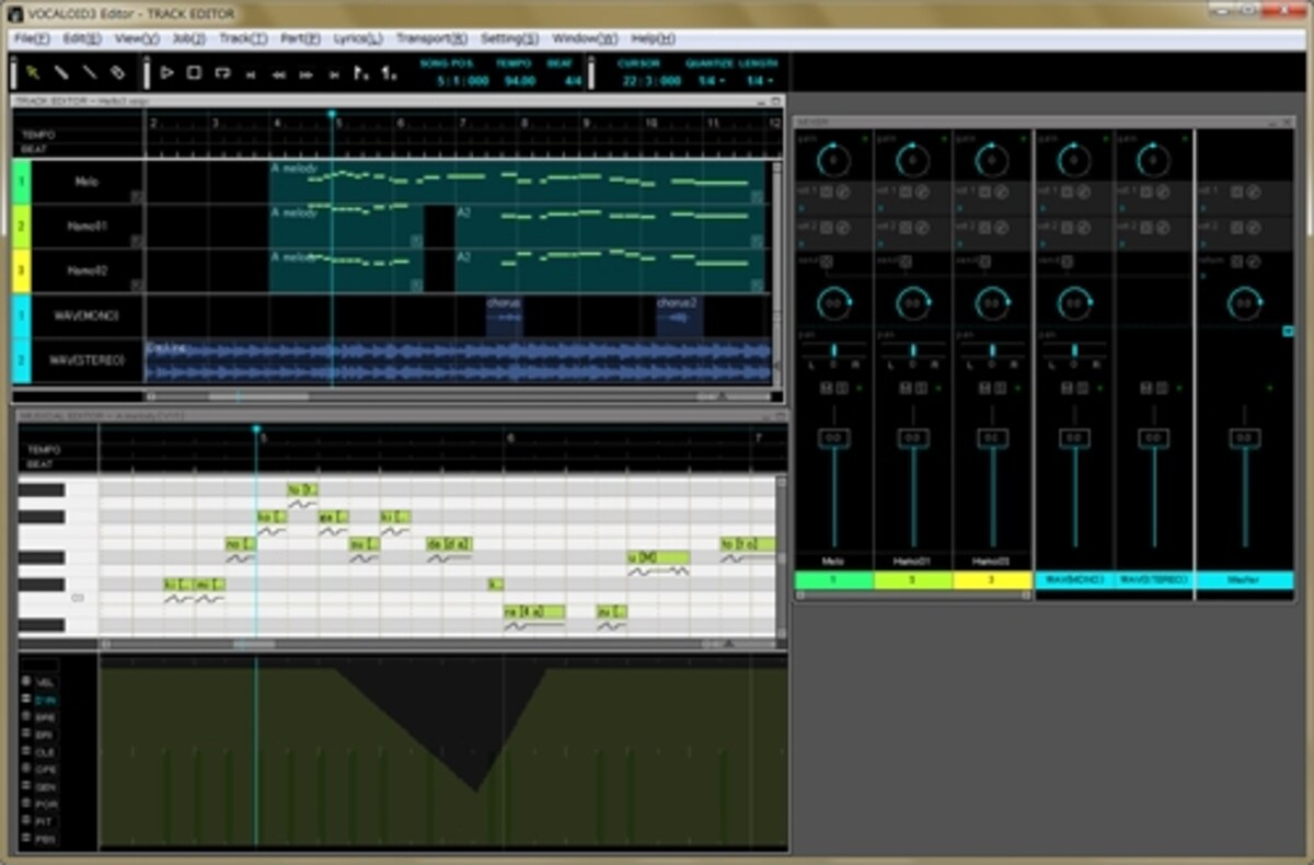 VOCALOID3 Editor