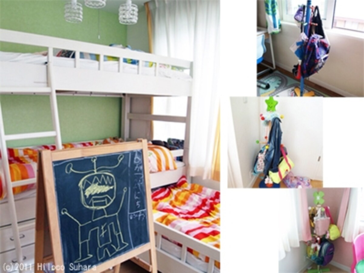 子ども部屋の2段ベッド