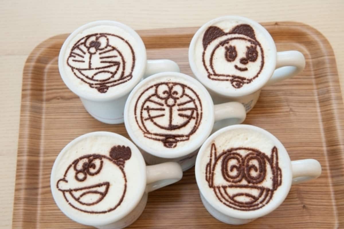 キャラクターの顔はランダムで　カフェラテ