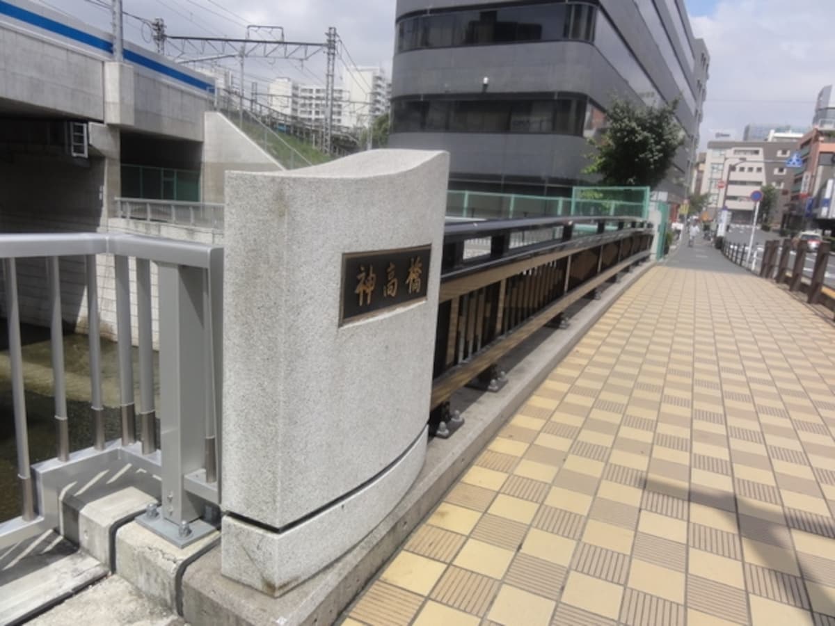 神田川の水を分流させて、田んぼへ水を供給していた
