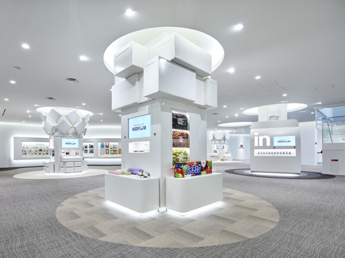 「おいしさのひみつエリア」ハイチュウ展示（画像提供：森永製菓）