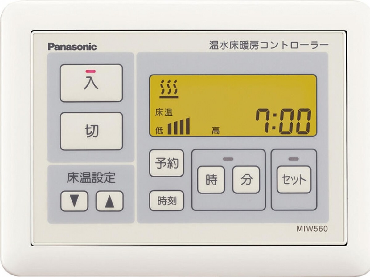 温度制御やタイマー機能などを簡単操作。[フリーほっと温すい　コントローラー]　 パナソニック エコソリューションズ　http://sumai.panasonic.jp/